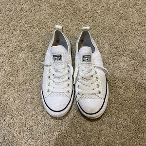 Converse White Low-Top Sneakers